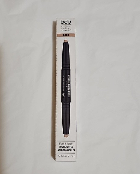 Billion Dollar Beauty Flash & Filter: Highlighter & Concealer, Dark, 0.067 oz - Picture 1 of 13